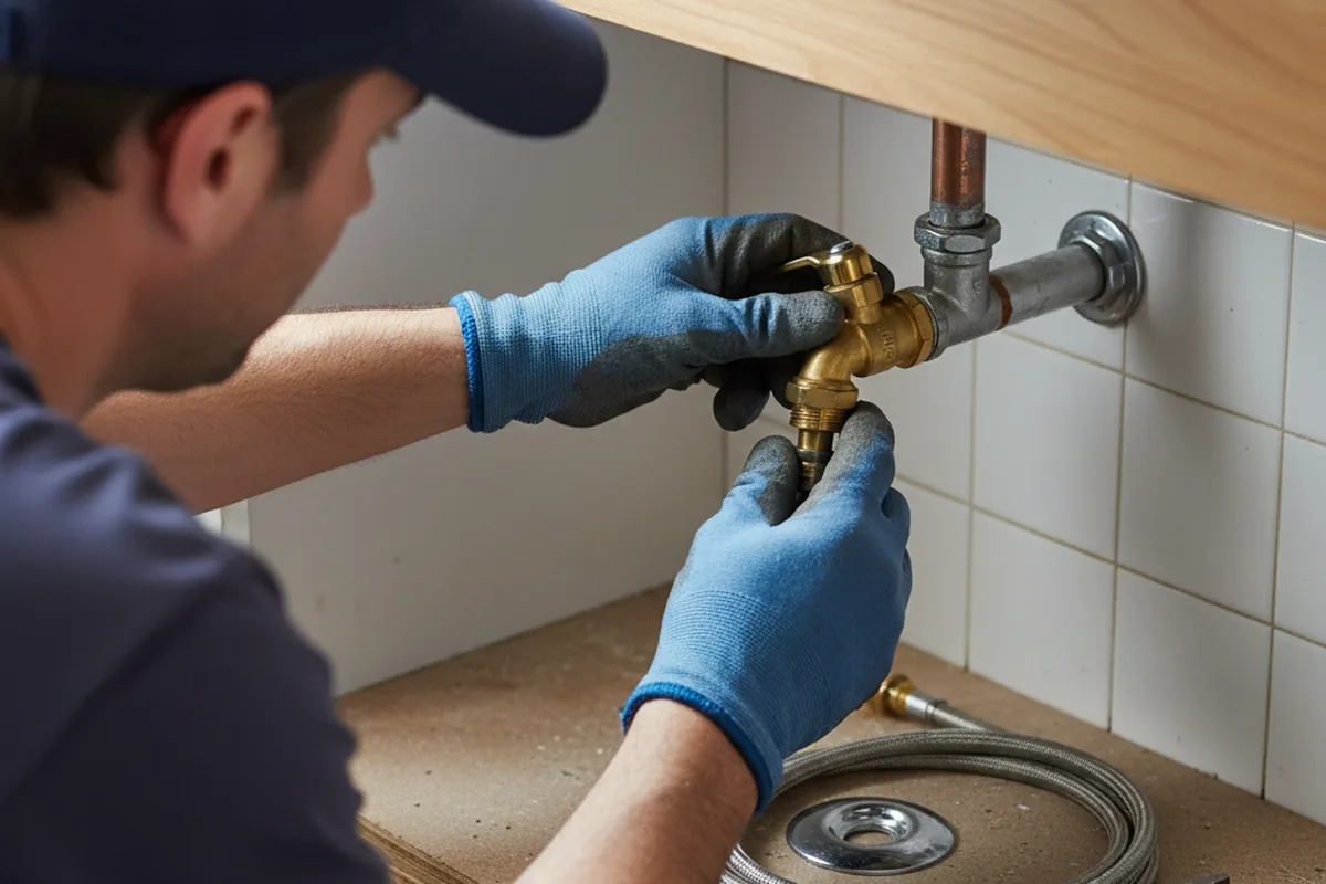 Shutoff valve and fitting work during Repiping in Driftwood